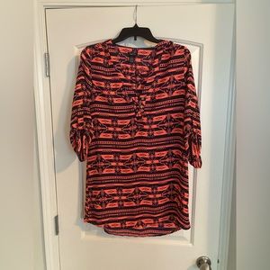 Rue21 Aztec pattern shirt dress. Size Medium.